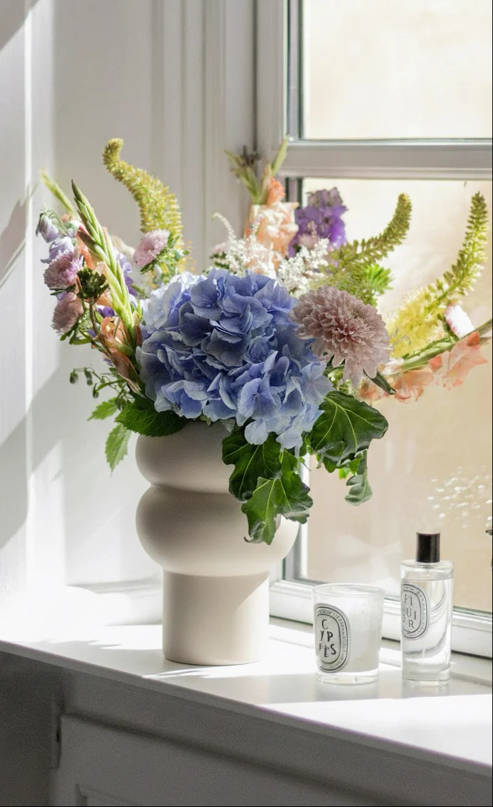 Käsitöö vaas "Ripple" beež 24cm - Image 2