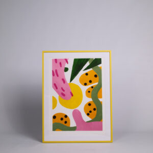 Signeeritud repro Moona Sauli maalist ''See kõrb on minu oaas 4''