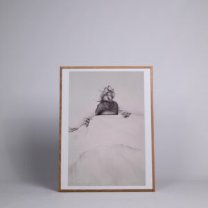 Signeeritud repro Siim Hanikati maalist ''Hide''