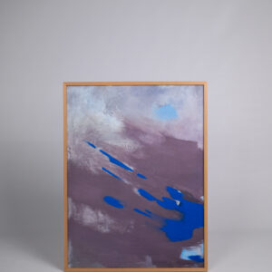 Signeeritud repro lõuendil Kaari Sibrits maalist “Blue Shallows” 1