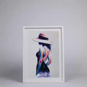 Signeeritud repro Siim Hanikati maalist ''One evening''