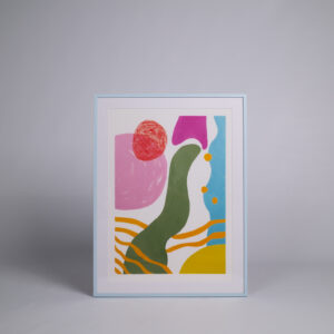 Signeeritud repro Moona Sauli maalist ''See kõrb on minu oaas 5''