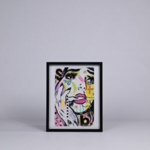 Signeeritud repro Siim Hanikati maalist ''Courage''