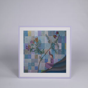 Signeeritud repro Anna Kõuhkna maalist ''Navigating''