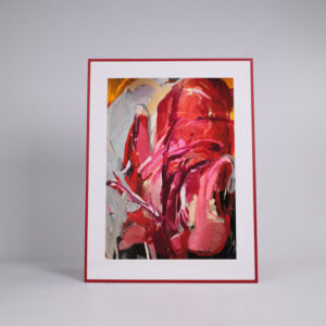 Signeeritud repro Liisa Jugapuu maalist ''MEELE KAJA''