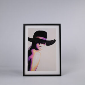 Signeeritud repro Siim Hanikati maalist ''Troubled''