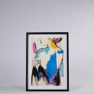 Signeeritud repro Siim Hanikati maalist ''Hurricane''