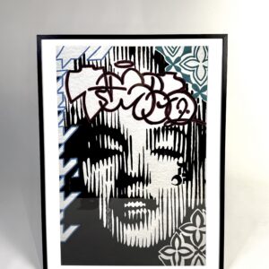 Signeeritud repro Siim Hanikati maalist ''Seismic''