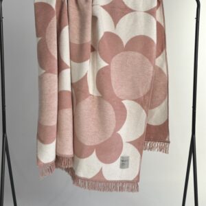 Puuvillasegust pleed Luma by Matí - roosa