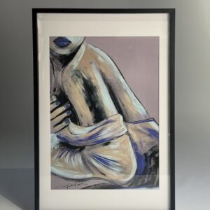 Signeeritud repro Siim Hanikati maalist ''Savannah''