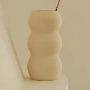 Käsitöö vaas Verduna valge