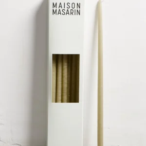 Käsitööna valminud küünlad 30cm - 10 tk tumebeež