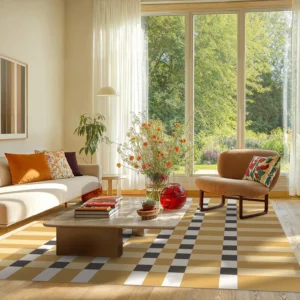 Pehme mustriline vaip Sedona kollane