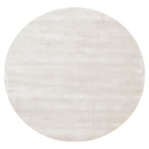 Ümar viskoosvaip Jodhpur - loodusvalge