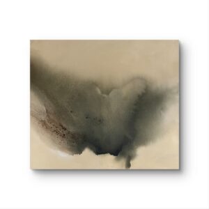 Akrüül raamitud lõuendil "The Scent of Pine Trees" by Eliise Tikka tammepuidust raamiga