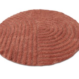 Ümar vannitoavaip Embla - terrakota