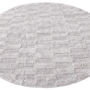 Ümmargune vannitoavaip Bevin - helehall