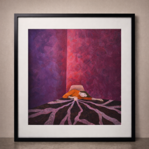 Signeeritud repro Anna Kõuhkna maalist ''Loading''