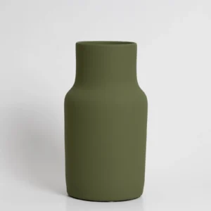 Käsitöö vaas "Blanc 01 - oliiviroheline" - 25 cm