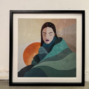 Signeeritud repro Anna Kõuhkna maalist ''Peace''