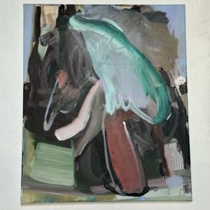 Akrüül lõuendil "Piiratud keel" by Liisa Jugapuu