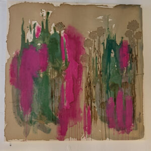 Akrüül lõuendil "Roosa päikeseloojang" by Piret Elli