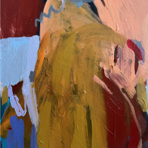 Akrüül lõuendil "Koorma kese" by Liisa Jugapuu