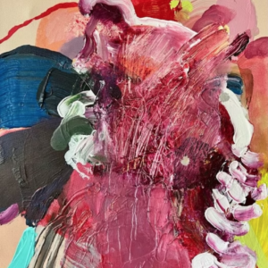 Akrüül lõuendil "Ülevool" by Liisa Jugapuu