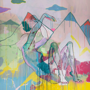 Marita Liivak "Candy Mountains" print lõuendil 100x83 cm