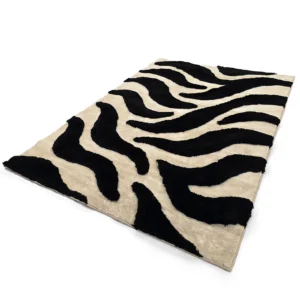 Pehme karvaga vaip Fergana must/beež