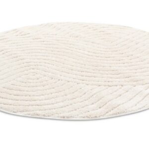 Ümmargune vaip Wendy loodusvalge