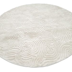 Ümmargune vaip Amora loodusvalge