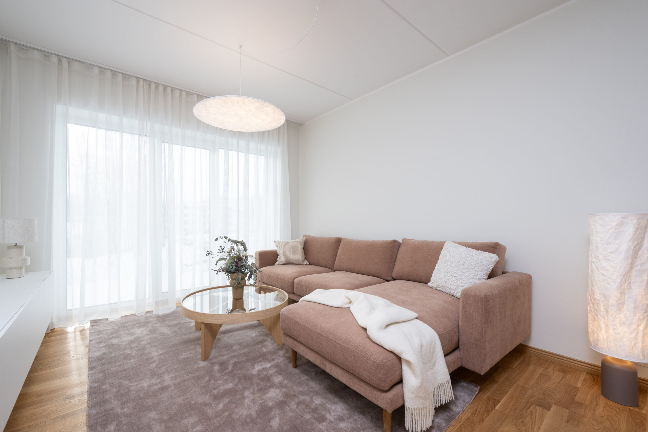 PET materjalist vaip - helepruun