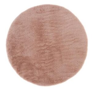 Ümmargune pehme karvaga vaip Cloud - Roosa