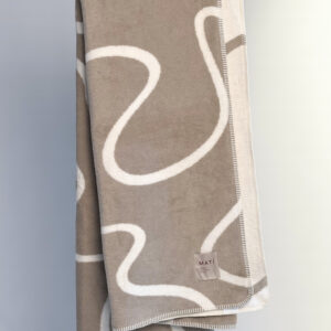 Puuvillasegust pleed Linea by Matí - beež