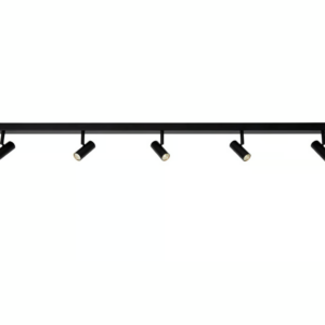 Laelamp 5 valgusallikaga "Omari" must