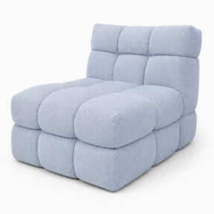 Pehme tugitool Puffy 70 – Helesinine (saalinäidis)