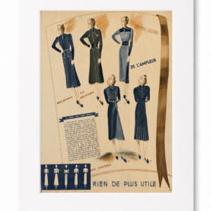 Vintage poster "Rien de Plus Utile 1938" 30x40
