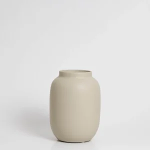 Käsitöö vaas "Blanc 04 - beež" - 15 cm
