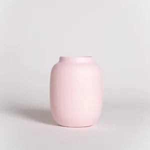 Käsitöö vaas "Blanc 04 - heleroosa" - 15 cm