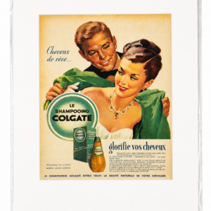 Vintage poster "Le Shampooing Colgate 1949" 30x40