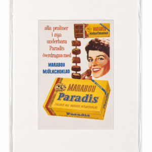 Vintage poster "Marabou Paradis" 30x40