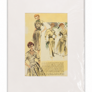 Vintage poster "Kollased naised 1952" 30x40