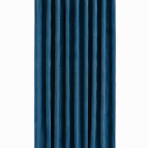 Külgkardin sametist - sinine 150x280