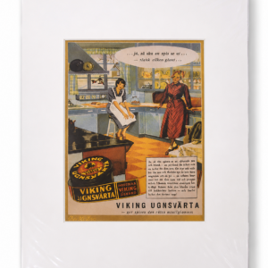 Vintage poster "Viking Ugnsvärta noored naised" 30x40