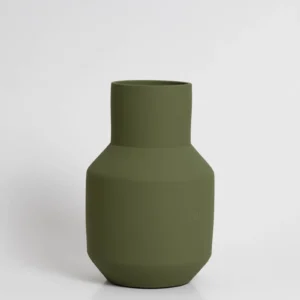 Käsitöö vaas "Sado - oliiviroheline" 23cm